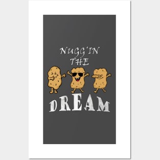 Funny Chicken Nugget Food Gifts Lover Dancing Dabbing Nuggets Posters and Art